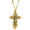 Image of Filigree Sterling Silver Cross Crucifix Consecrated in the Holy Sepulchre