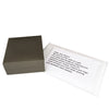 Image of Square Pendant Blessing of Priests “Birkat Kohanim” Sterling Silver & Gold 9K
