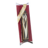 Image of Enamel Mezuzah Case Olive Wood Non-Kosher Scroll Torah SHIN from Jerusalem Shema Israel 3,8"