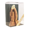 Image of Hand Made Figurine from Natural Olive Wood Prayer Hands from Bethlehem 4,3"