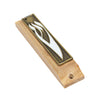 Image of Bronze Enamel Mezuzah Case Olive Wood Non-Kosher Scroll Torah SHIN Shema Israel 3,8"