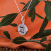 Image of Pendant w/ Prayer Shema Yisrael Sterling Silver Jerusalem Stones Shma Israel