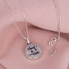 Image of Pendant w/ Prayer Shema Yisrael Sterling Silver Jerusalem Stones Shma Israel