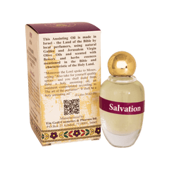 Healing Authentic Anointing Oil Salvation by Ein Gedi Blessed from Jerusalem 0,4 fl.oz (12 ml)