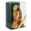 Image of Hand Made Figurine from Natural Olive Wood Prayer Hands from Bethlehem 4,3"