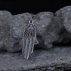 Image of Pendant Hamsa The Name of God is "שדי" Shaddai Sterling Silver Necklace 1.44"