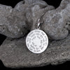 Image of Pendant Kabbalah Amulet Mind Gain of King Solomon Pentacle Sterling Silver Ø1"