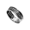 Image of King Solomon's Kabbalah Ring "It will pass - And this too shall pass" Silver 925