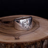 Image of King Solomon Kabbalah Ring Profusion Seal Pentacle Amulet Silver 925 (6-13 sizes)