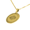Image of Pendant Seal of King Solomon's Leader to Heaven Amulet Kabbalah Fifth Pentacle Jupiter Silver 925
