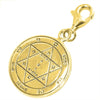 Image of Health Seal Pentacle King Solomon Kabbalah Pendant Carabin Silver 925 Ø 0,6"