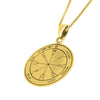 Image of Seal of Highest Protection Pentacle King Solomon Pendant Amulet Silver 925