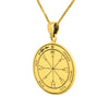 Image of Seal of Highest Protection Pentacle King Solomon Pendant Amulet Silver 925