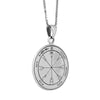 Image of Seal of Highest Protection Pentacle King Solomon Pendant Amulet Silver 925