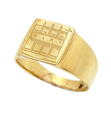 Path Clearing Seal King Solomon Signet-Ring Amulet Kabbalah Silver 925 (6-13 size)