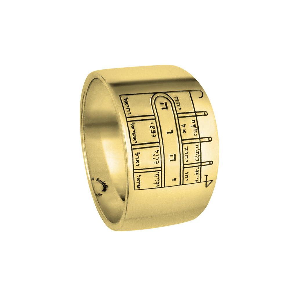 Path Clearing Seal King Solomon Ring Amulet Kabbalah Silver 925 (6-13 size)