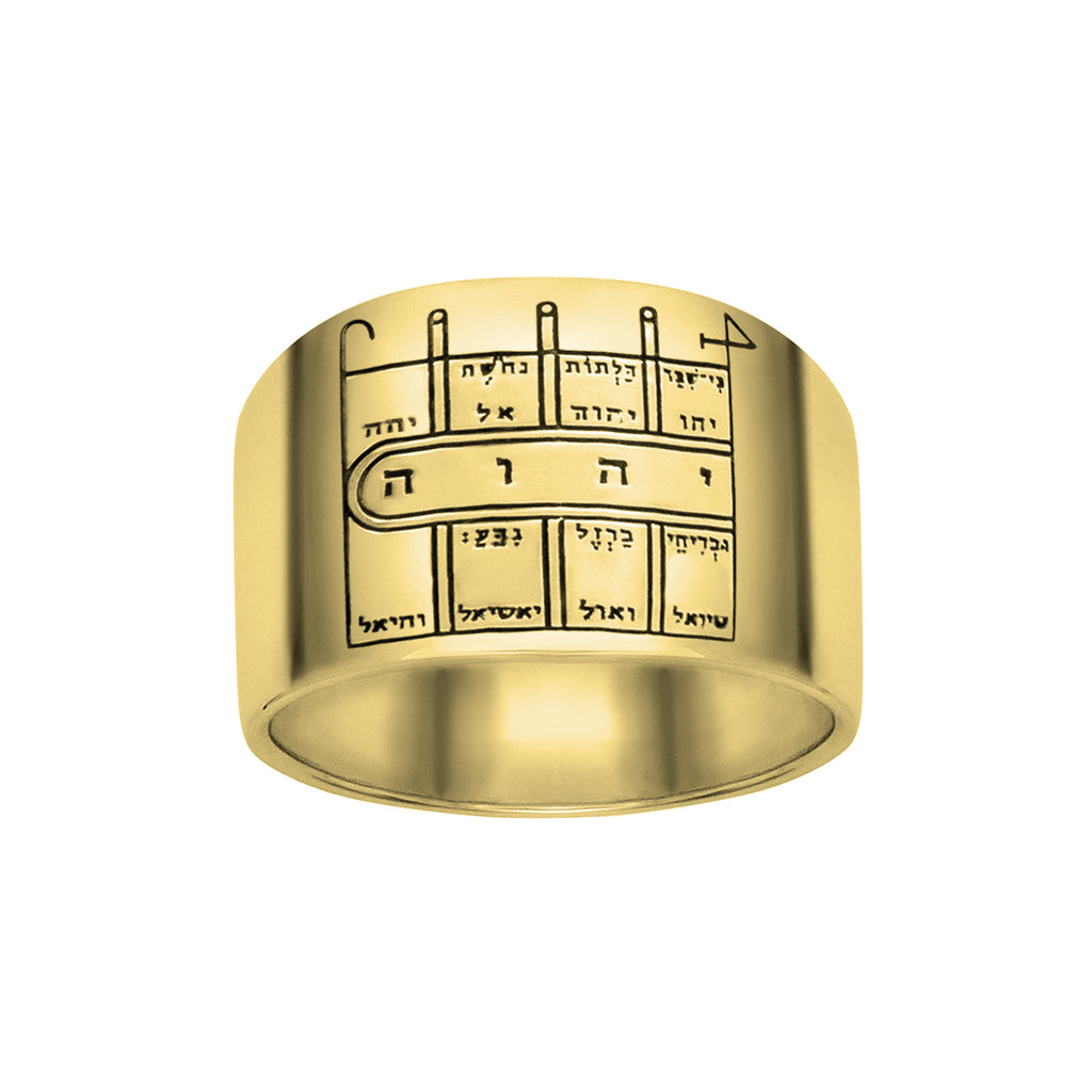 Path Clearing Seal King Solomon Ring Amulet Kabbalah Silver 925 (6-13 size)