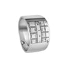 Image of Path Clearing Seal King Solomon Ring Amulet Kabbalah Silver 925 (6-13 size)