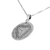 Image of Pendant Amulet of Foresight The Seventh Pentacle of Saturn King Solomon Seal, Silver 925