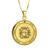 Image of Pendant King Solomon Seal of Safe and Easy Travel Pentacle Amulet Silver 925