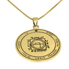 Image of Pendant King Solomon Seal of Safe and Easy Travel Pentacle Amulet Silver 925