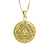 Image of King Solomon Seal Pendant Amulet of Energy Concentration. The Sixth Seal of the Sun Silver 925