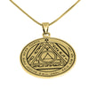 Image of King Solomon Seal Pendant Amulet of Energy Concentration. The Sixth Seal of the Sun Silver 925