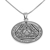 Image of King Solomon Seal Pendant Amulet of Energy Concentration. The Sixth Seal of the Sun Silver 925