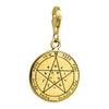 Image of Wishes Seal Pendant Kabbalah King Solomon Pendant Carabin Silver 925 Ø 0,6"