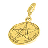 Image of Wishes Seal Pendant Kabbalah King Solomon Pendant Carabin Silver 925 Ø 0,6"