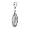 Image of Wishes Seal Pendant Kabbalah King Solomon Pendant Carabin Silver 925 Ø 0,6"