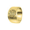 Image of Love Seal Kabbalah Pentacle King Solomon Ring Amulet Silver 925 (6-13 sizes)