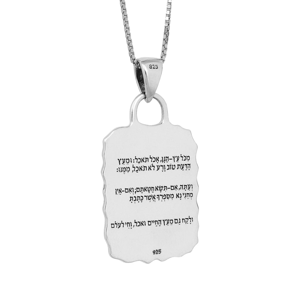 The Brass Serpent Amulet for Paths Clearing Kabbalah Pendant Pentacle Silver 925
