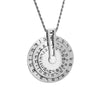 Image of Amulet of Kabbalah of King Solomon 72 names of God. Spinning Pendant, 925 Sterling Silver