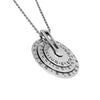Image of Amulet of Kabbalah of King Solomon 72 names of God. Spinning Pendant, 925 Sterling Silver