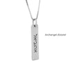 Image of 7 Archangels Amulet of Kabbalah of King Solomon, 925 Sterling Silver Pendant