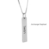Image of 7 Archangels Amulet of Kabbalah of King Solomon, 925 Sterling Silver Pendant