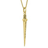 Image of Gibeon's Sword Wish Amulet Kabbalah Pendant of King Solomon Jewelry Silver 925