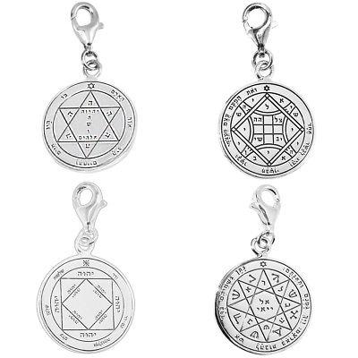 King Solomon Bracelet 4 Seals Bangle: Love, Health, & Guarding and Protection Kabbalah Jewelry Silver 925 - Holy Land Store