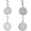Image of King Solomon Bracelet 4 Seals Bangle: Love, Health, & Guarding and Protection Kabbalah Jewelry Silver 925 - Holy Land Store