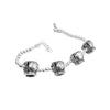 Image of Kabbalah Bracelet 4 Charm seals King Solomon Bangle Jewelry Gift Silver 925 - Holy Land Store