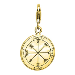 Profusion Seal Pendant Kabbalah King Solomon Pendant Carabin Silver 925 Ø 0,6