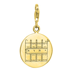 Pendant Kabbalah King Solomon Path Clearing Pendant Carabin Silver 925 Ø 0,6