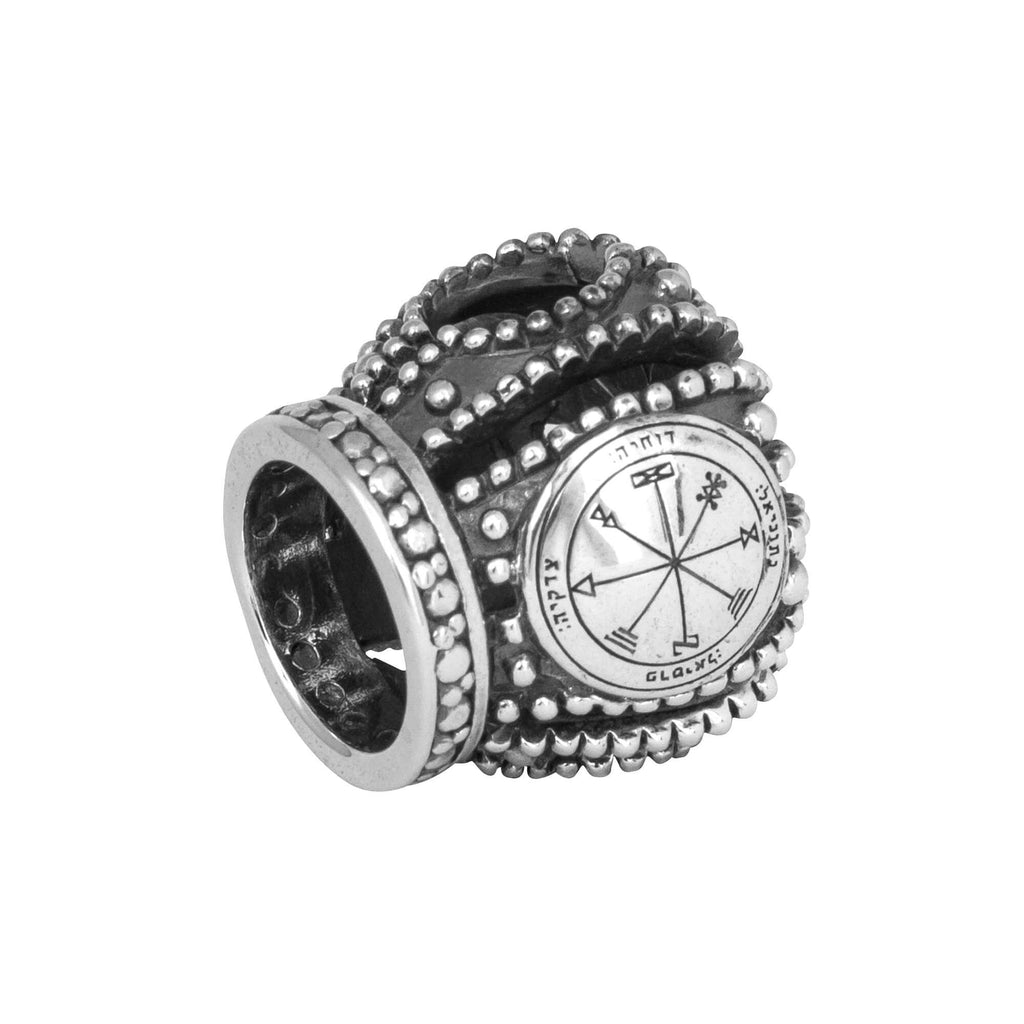 Charm Amulet Kabbalah Profusion Abundance Seal Pentacle King Solomon silver 925
