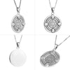 Image of Kabbalah Pendant Health Seal Second Pentacle of Mars King Solomon Wisdom Amulet Silver 925
