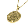 Image of Recuperation Seal Fifth Pentacle of Mars King Solomon Amulet Pendant Silver 925