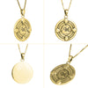 Image of Recuperation Seal Fifth Pentacle of Mars King Solomon Amulet Pendant Silver 925