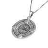 Image of Recuperation Seal Fifth Pentacle of Mars King Solomon Amulet Pendant Silver 925