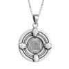 Image of King Solomon Seal Livelihood Pendant Amulet Second Pentacle of Saturn, Silver 925