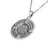 Image of King Solomon Amulet Pendant of Love the Fourth Pentacle of Venus, Silver 925